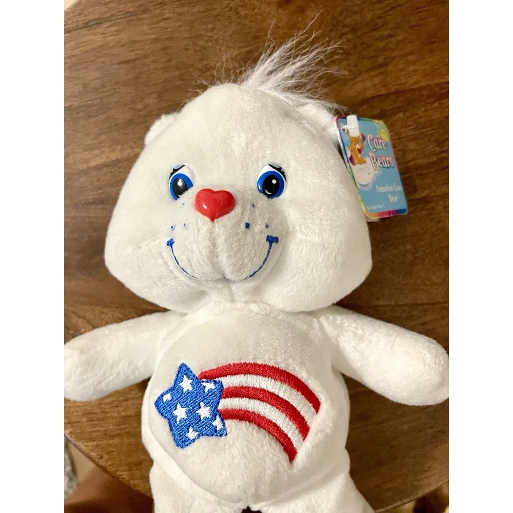 CARE BEARS America Cares Bear Vintage 2003 Plush Toy 8